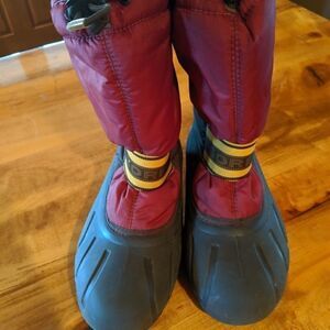 Sorel winter boots NY1799-228 maroon size 7